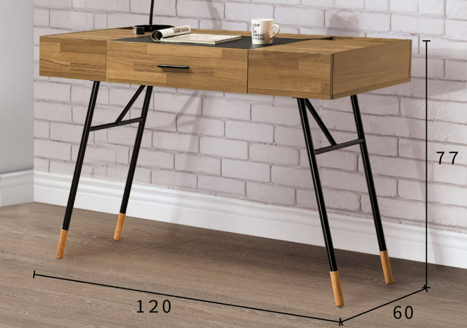 A583-07庫克集成柚木4尺書桌