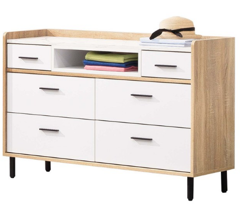 A159-12哈維六斗櫃 全木心板材質