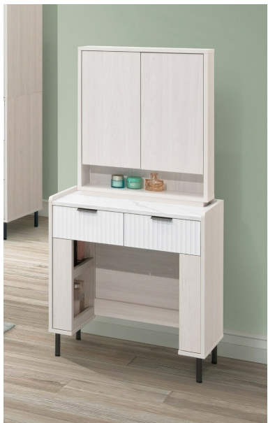 A91-09赫本2.3尺鏡台(含椅)