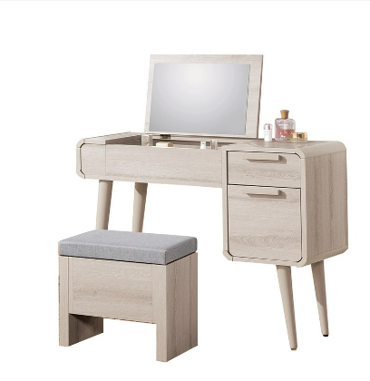 A117-12珊蒂3尺掀鏡台(含椅))