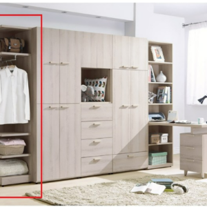 A118-06 珊蒂伸縮H型書櫥桌組