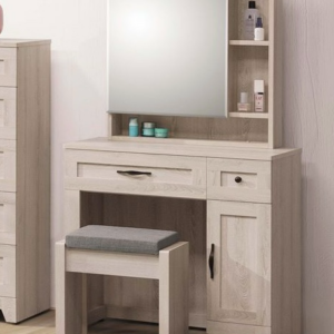 A198-07潔西2.7尺鏡台(含椅)