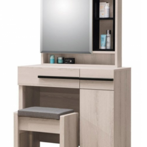 A120-09 瑪爾斯2.7尺鏡台(含椅)