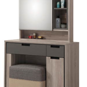 A127-11奧克蘭2.7尺鏡台(含椅)