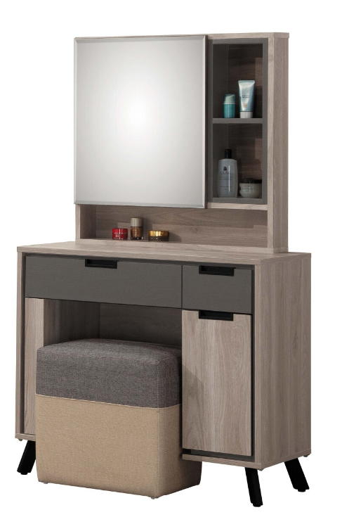 A127-11奧克蘭2.7尺鏡台(含椅)