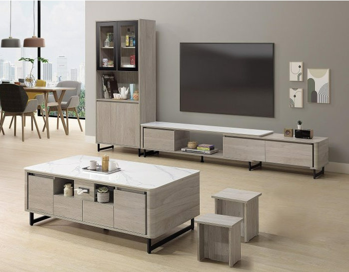 A303-01威瑟斯4.3尺岩板大茶几