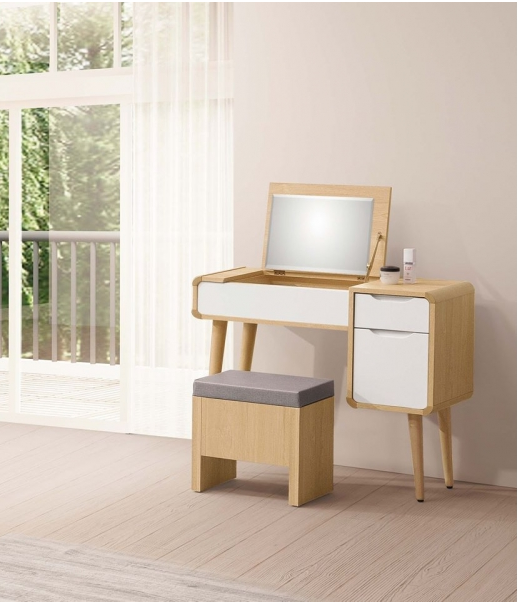 A130-09喬迪3尺掀鏡台(含椅)