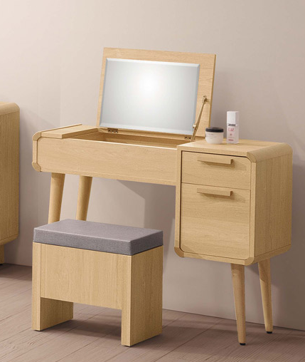 A132-09艾維3尺掀鏡台 含椅