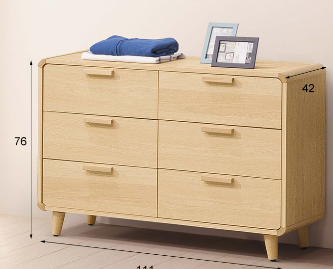 A132-08艾維六斗櫃