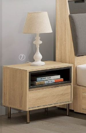 A140-07布萊恩一抽床頭櫃