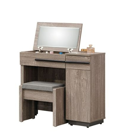 A155-06布拉格2.7尺掀鏡台(含椅)