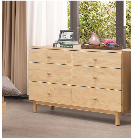 A146-06 哥本哈根實木六斗櫃