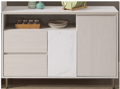 A448-05泰倫4尺岩板收納櫃組