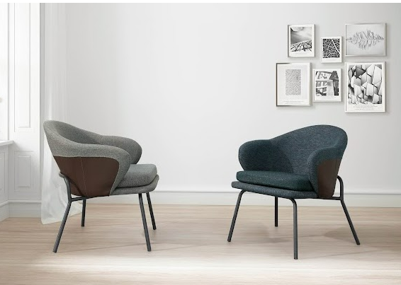 A230-02布爾文休閒椅(灰)