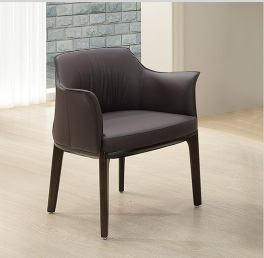 A229-04伯爾實木休閒椅(深咖)