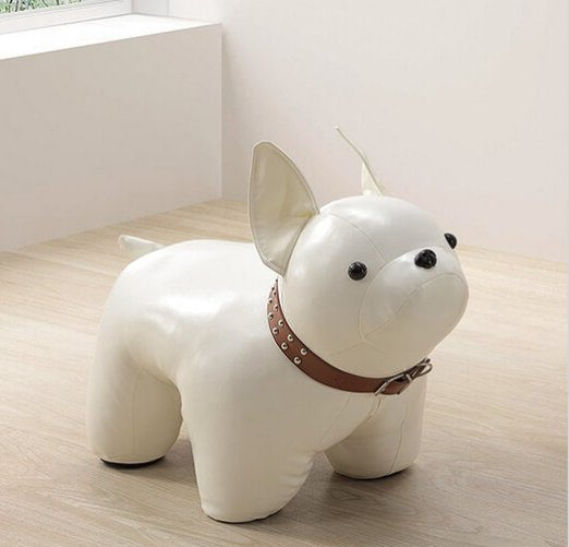 A225-01法鬥狗(白)(油蠟皮)