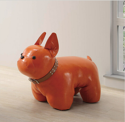 A225-02法鬥狗(橘)(油蠟皮)