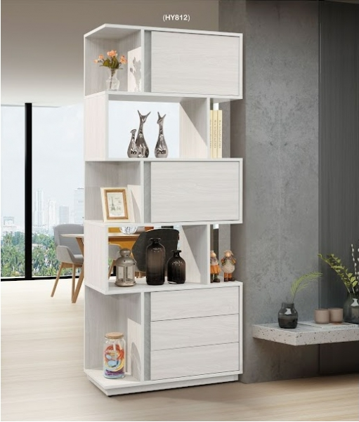 A360-05沃克2.7尺展示書櫃(抽在右)