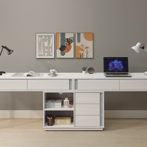 A565-02沃克8尺雙人組合書桌組