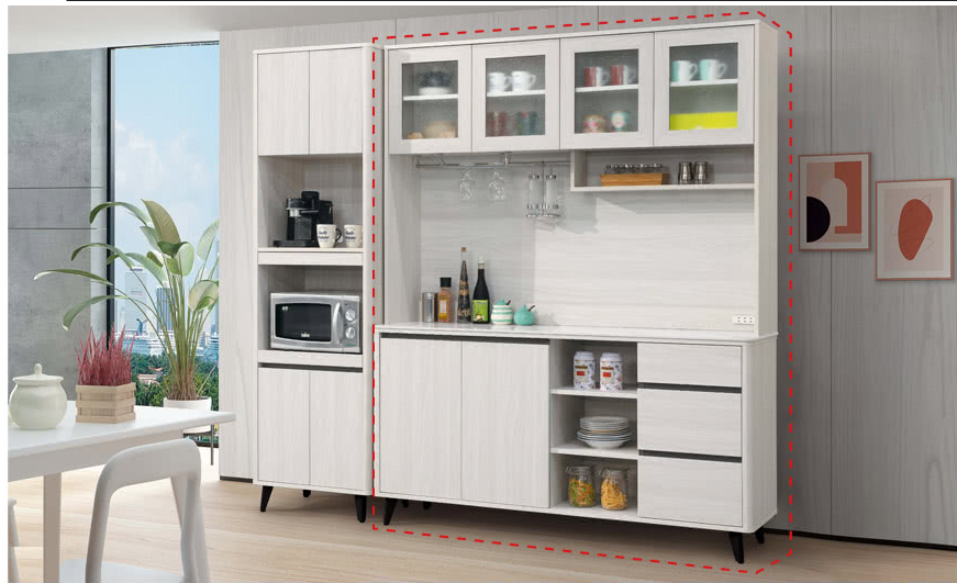 A452-02卡森5.3尺岩板收納櫃組