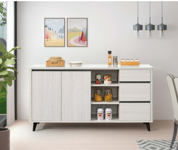 A425-03卡森5.3尺岩板收納櫃下座