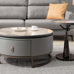 A242-01布萊恩岩板旋轉大茶几