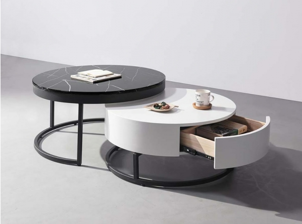 A243-02凡麗莎石面茶几組