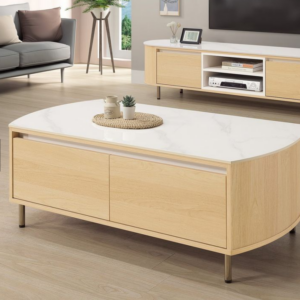 A317-01勞倫斯岩板大茶几(本色)