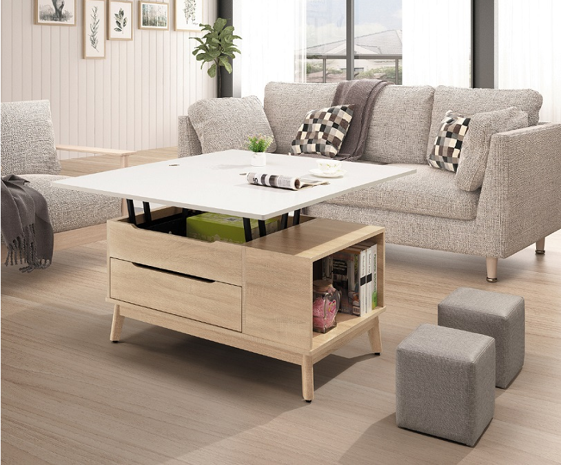 A306-01奧斯陸3.3尺雙升降茶几