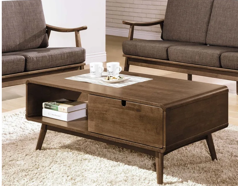 A315-03特里淺胡桃大茶几