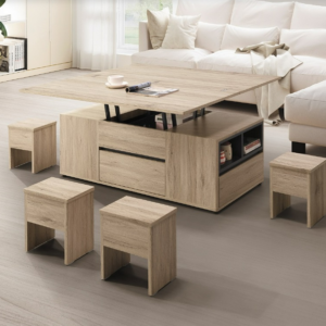 A309-01史蒂芬4尺雙升降茶几