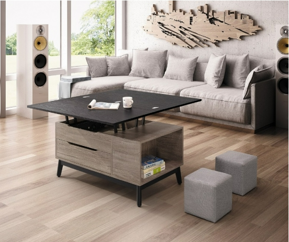 A310-02波爾多3.3尺雙升降茶几