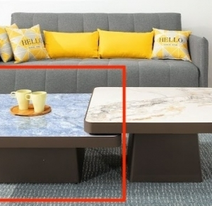 A331-13賈爾斯岩板大茶几(青花瓷)