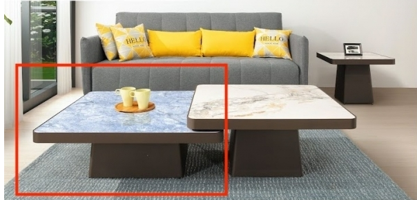 A331-13賈爾斯岩板大茶几(青花瓷)