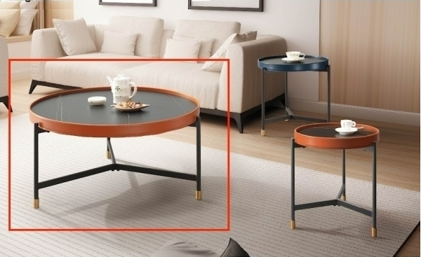 A332-06柏格斯陶板大茶几