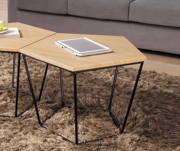 A331-04菲比本色五角茶几