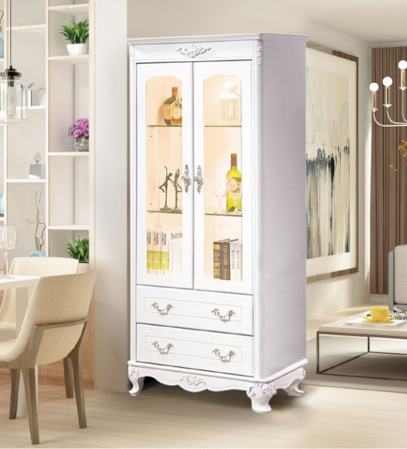 A374-01溫妮莎歐風2.7尺展示櫃