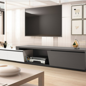 A349-02傑斯6尺伸縮長櫃(灰/白)