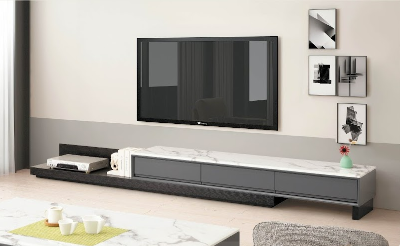 A342-01道格6.6尺石面伸縮長櫃