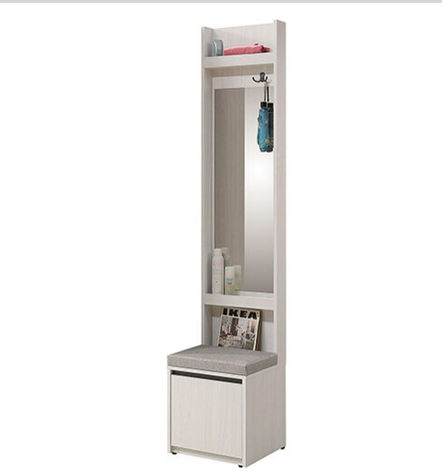 A379-05弗洛拉1.3尺鏡面坐式隔間鞋櫃