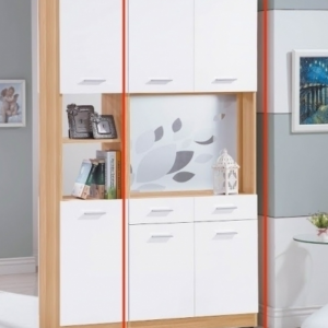 A386-01克萊兒北歐2.7尺玄關屏風雙面鞋櫃