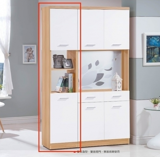 A386-02克萊兒北歐1.3尺玄關中空雙面鞋櫃