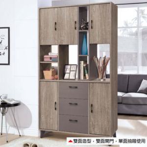 A387-01奧蘭多3.7尺雙面櫃