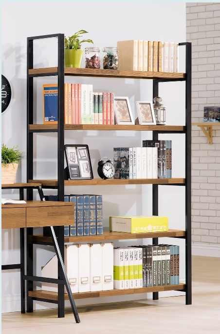 A389-02保羅集成木紋4尺玄關架