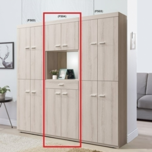 A399-02艾達2尺玄關鏡面鞋櫃