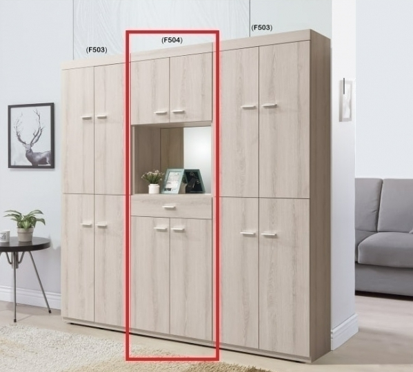 A399-02艾達2尺玄關鏡面鞋櫃