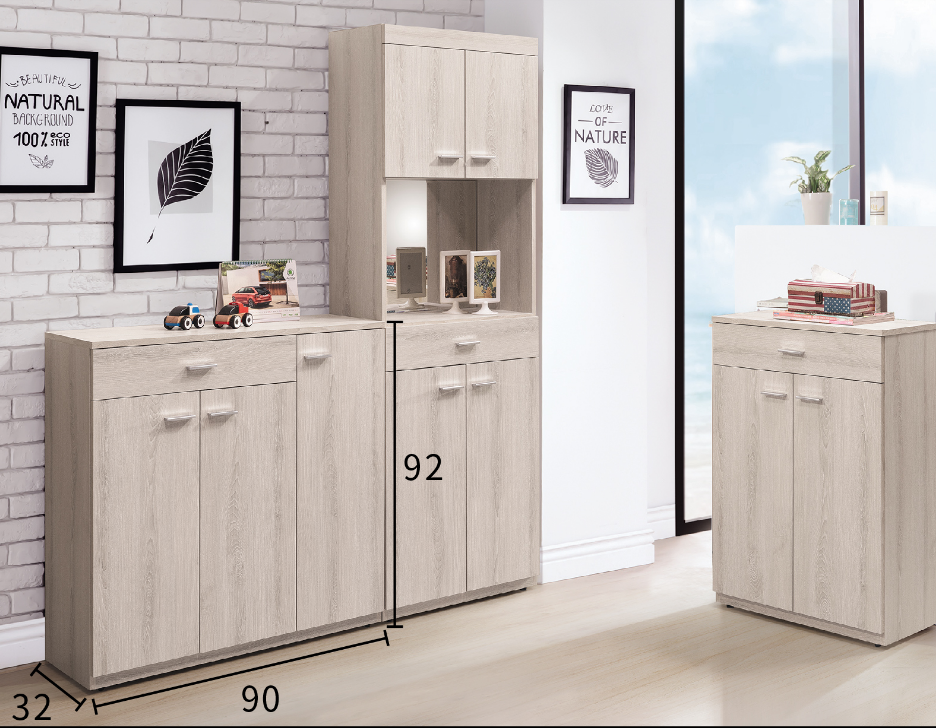 A399-03艾達3尺鞋櫃