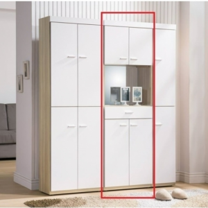 A400-02可娜北歐2尺玄關鏡面鞋櫃