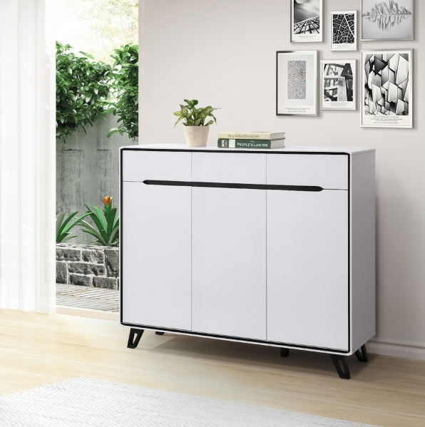 A374-05歐恩4尺亮面鞋櫃