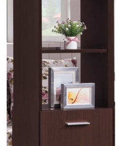 A374-08克萊兒胡桃1.3尺玄關中空雙面鞋櫃